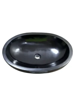 Zwart Ovale Marmeren Wasbak